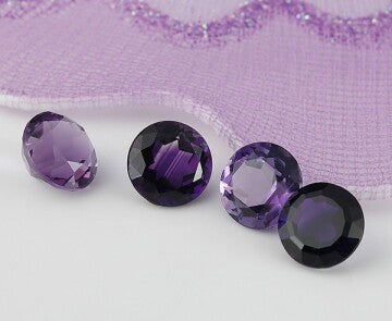 Amehtist gef. rond 8x5.5 mm | LE0033-35