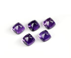 Amehtist 10x6.2 mm | cab. vierkant  | LE0043