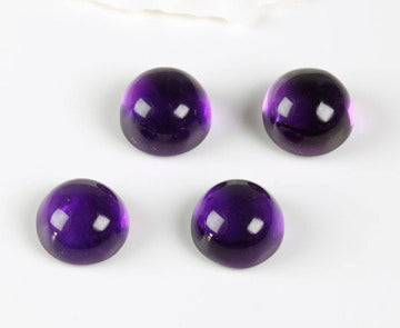 Amehtist cab. rond 10x5.5 mm | LE0042