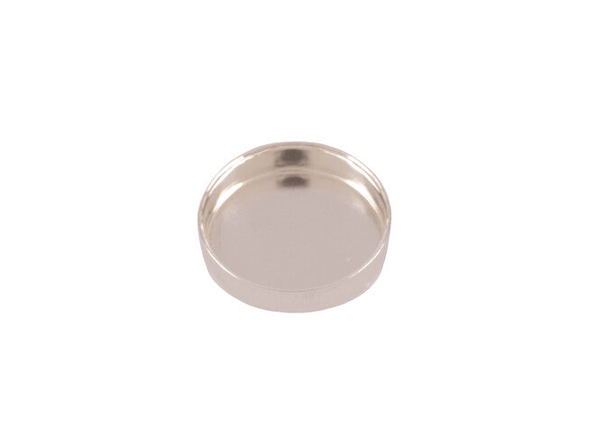 Zilveren zetbakje rond 10 mm