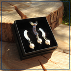 Serena –  Zilveren set met zoetwaterparels