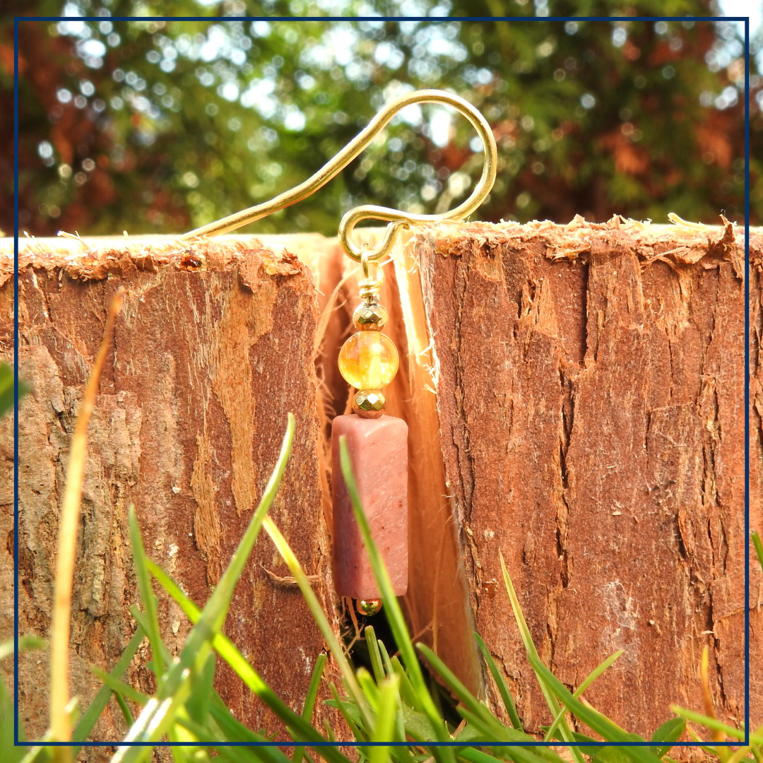 MIX & MATCH - Inner Glow Set - Roze opaal, citrien & hematiet