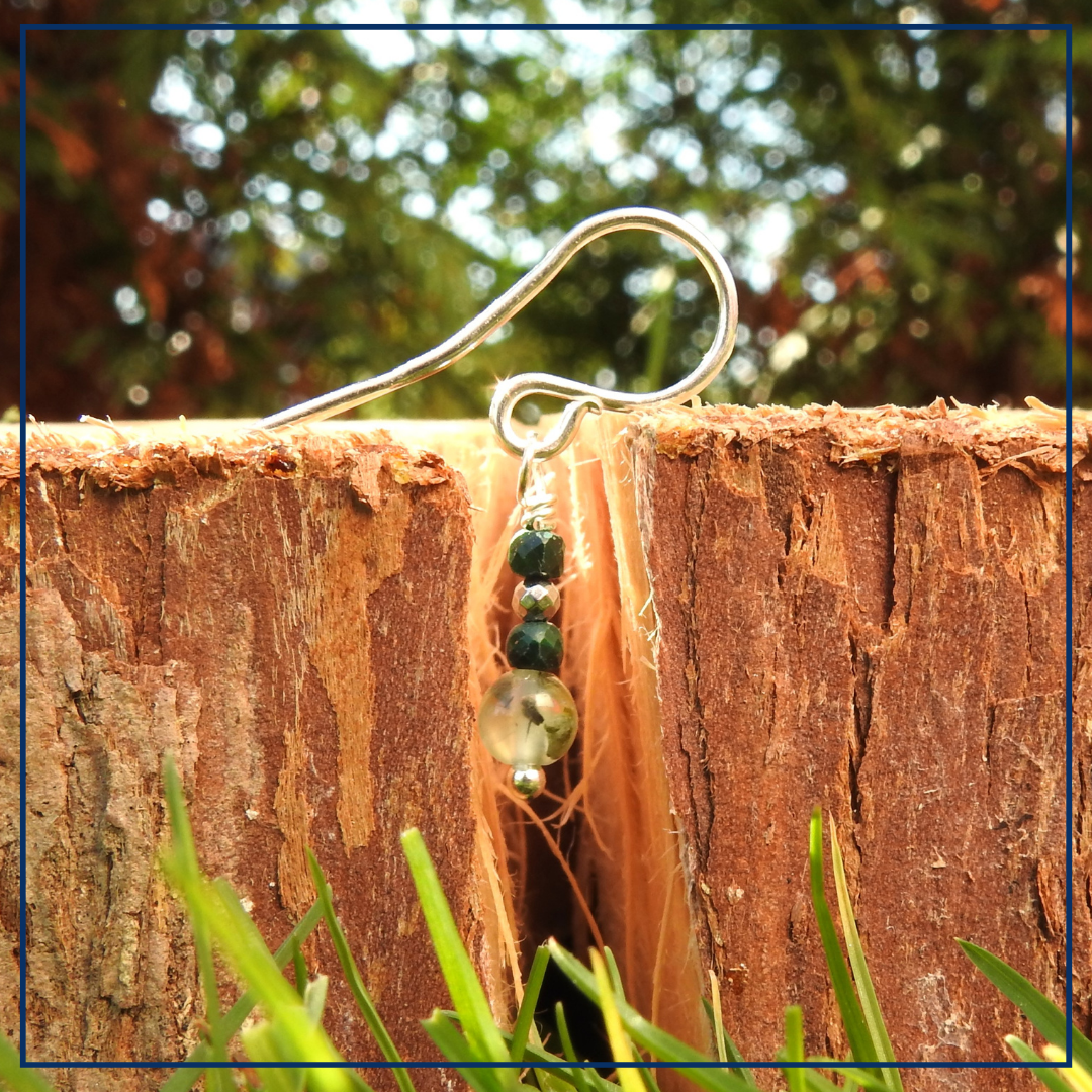 MIX & MATCH - Sacred Balance Set - Prehniet, Malachiet & Pyriet