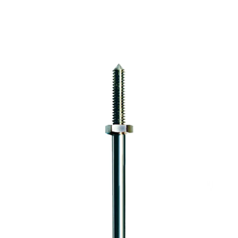 Mandrel, schroefdraad punt, lang