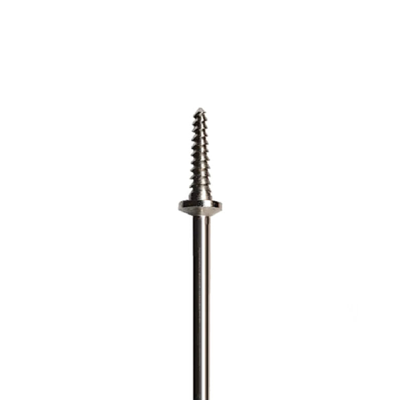 Mandrel, schroefdraad punt, kort