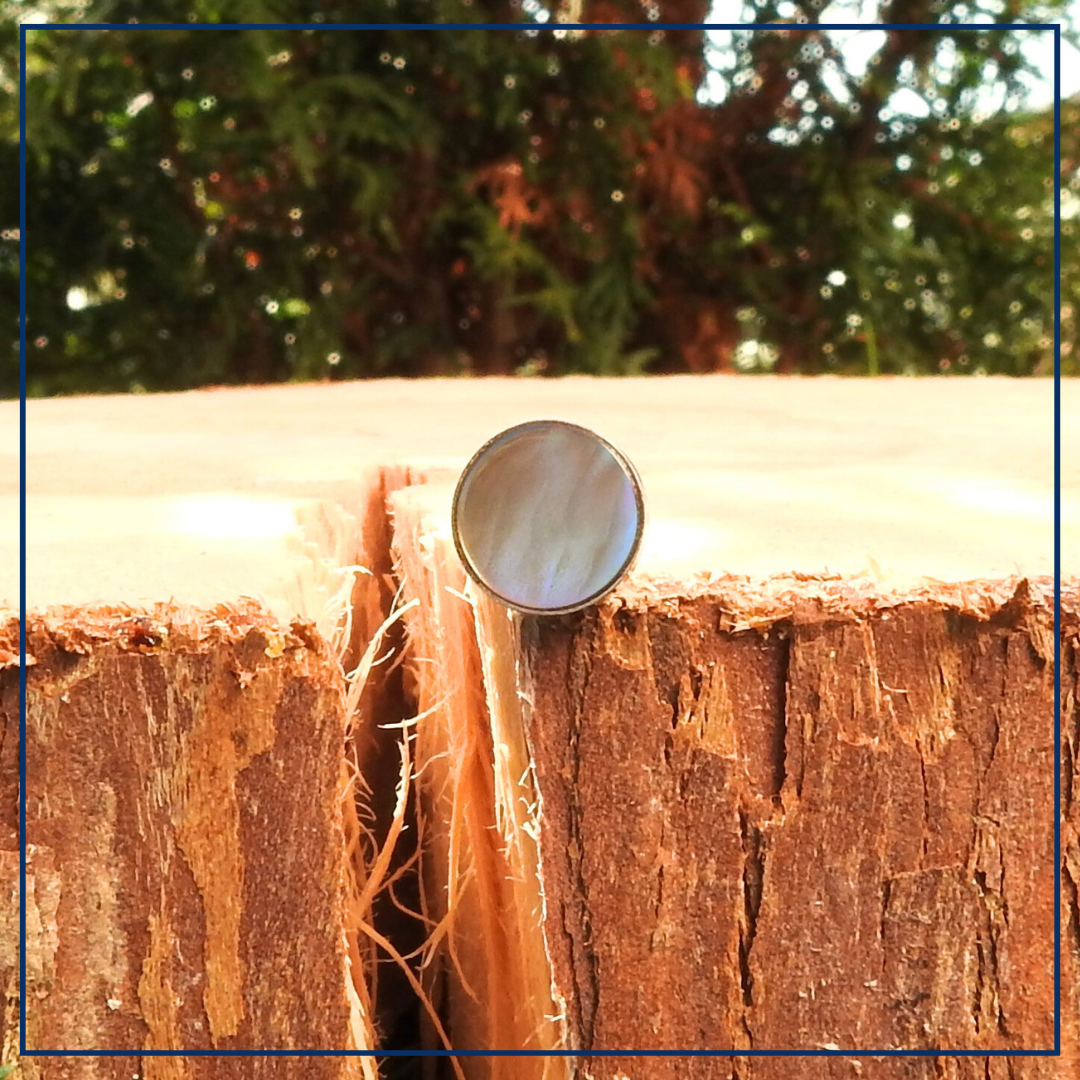 Luminous Pearl - Oorknopjes Perlmutt