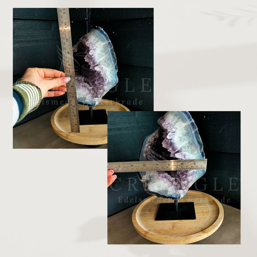 Amethist op standaard (A+ klasse)