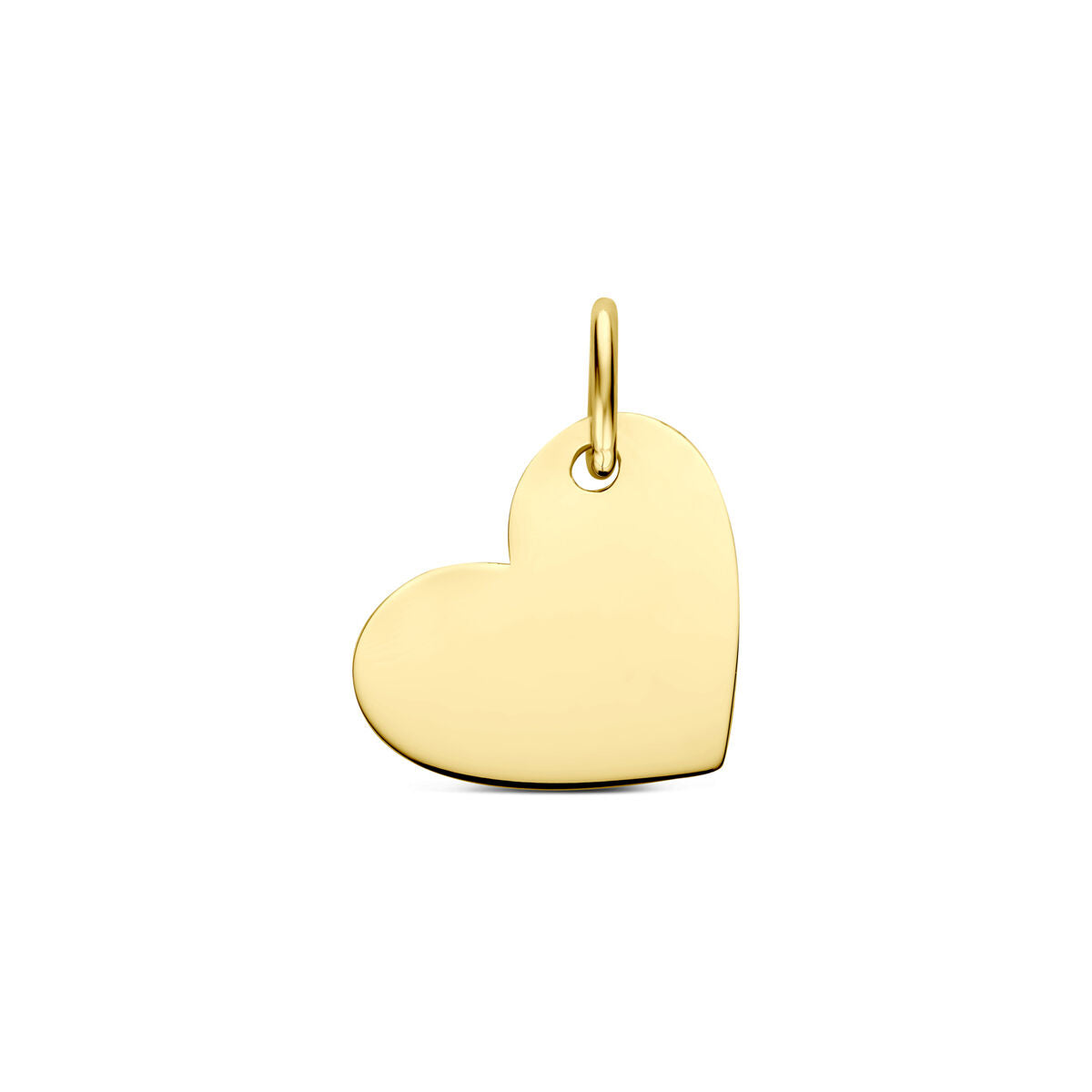 Graveerhanger Hart | 14 kt geelgoud | 10 mm