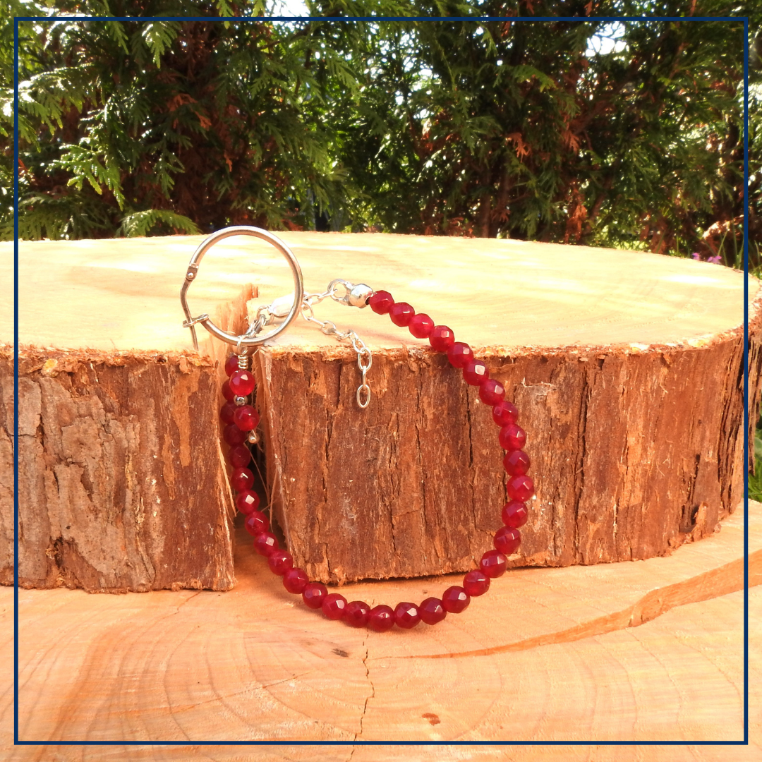 Heartfire - Sieraden set Rode kwarts & Hematiet