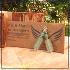 MIX & MATCH - Green Balance Hangers - Aventurijn, Prehniet & Hematiet