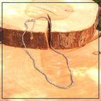 Silver Shield - Edelsteen collier Zilveren Hematiet