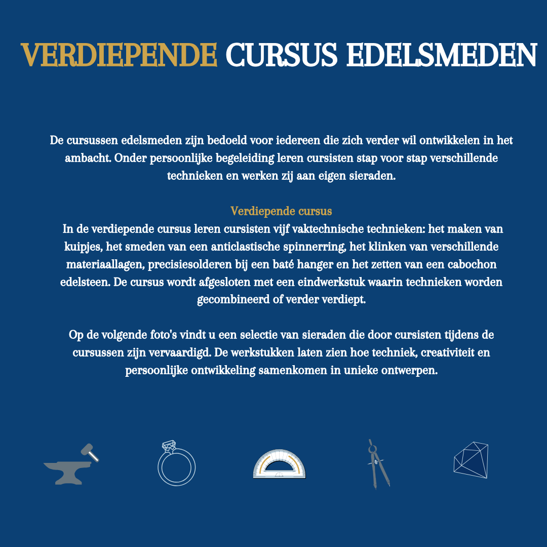 Verdiepende Cursus Edelsmeden – Laat je creativiteit schitteren!