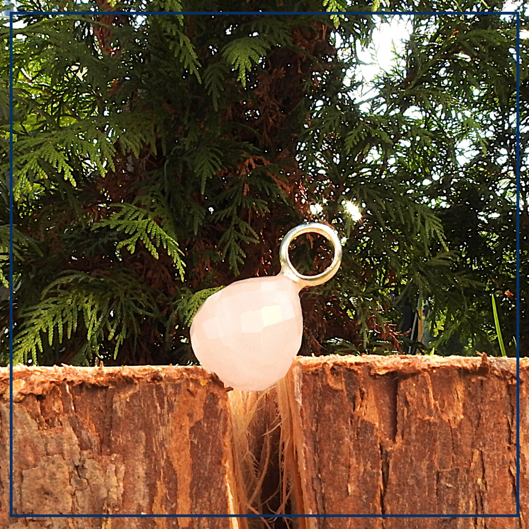 Love Radiance - Oorhangers Rozekwarts