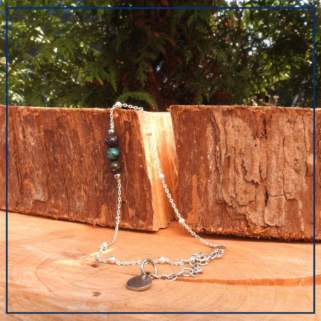 Soul Harmony - Zilveren armband met Chrysocolla