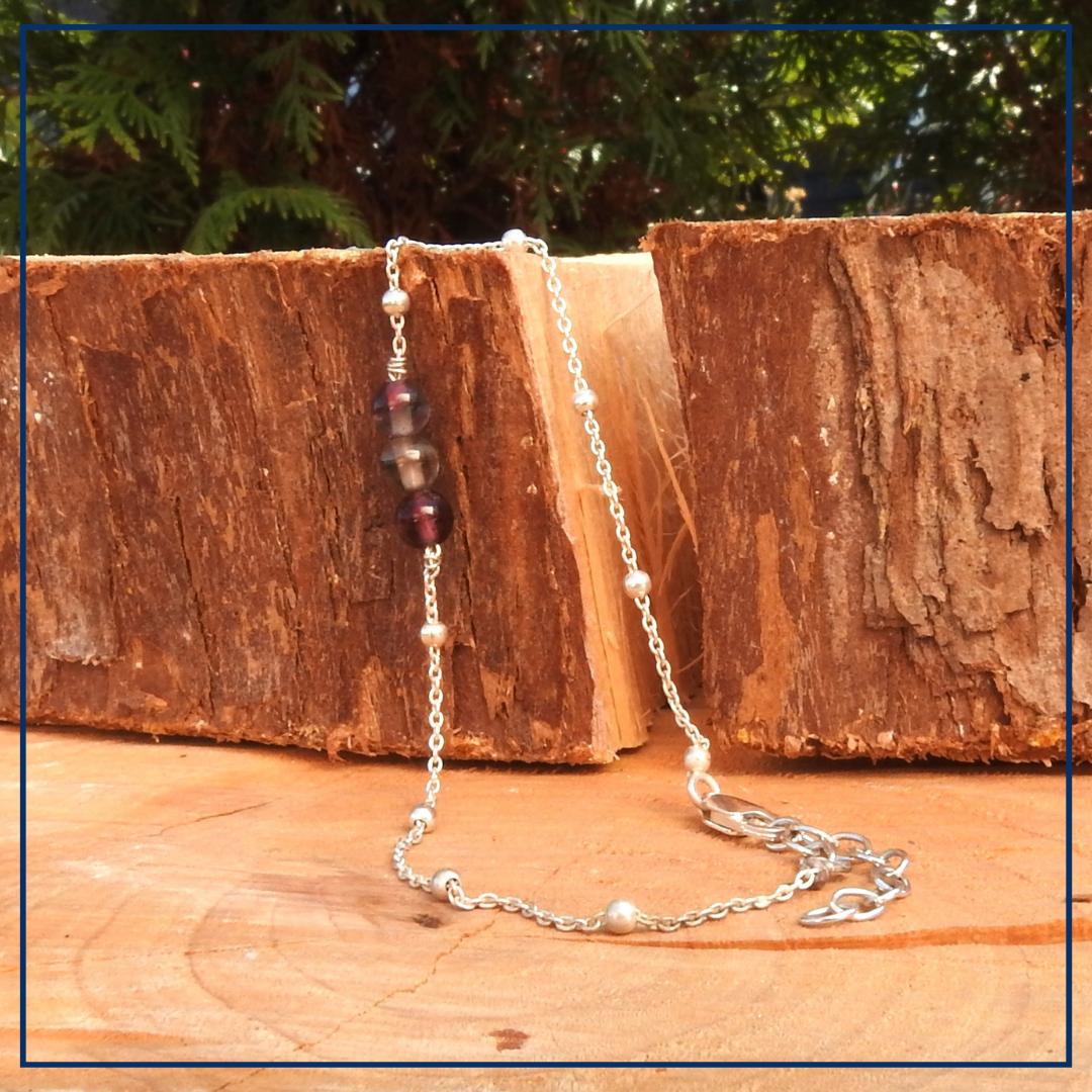 Heart's Desire - Zilveren armband met Roze tourmalijn