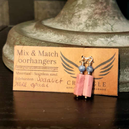 MIX & MATCH - Sodaliet, Roze Opaal & Hematiet