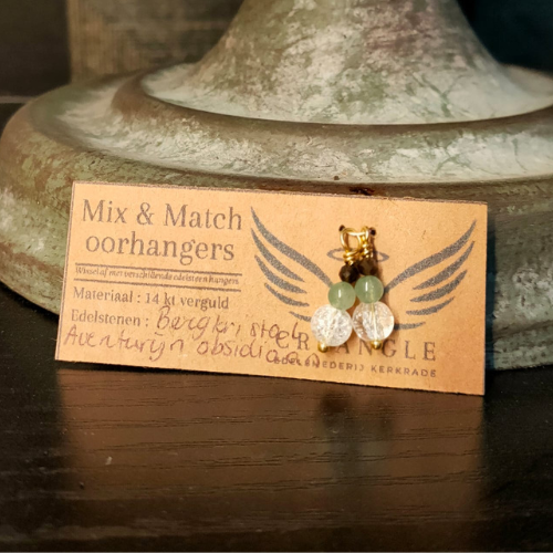 MIX & MATCH - Bergkristal, Aventurijn en Obsidiaan