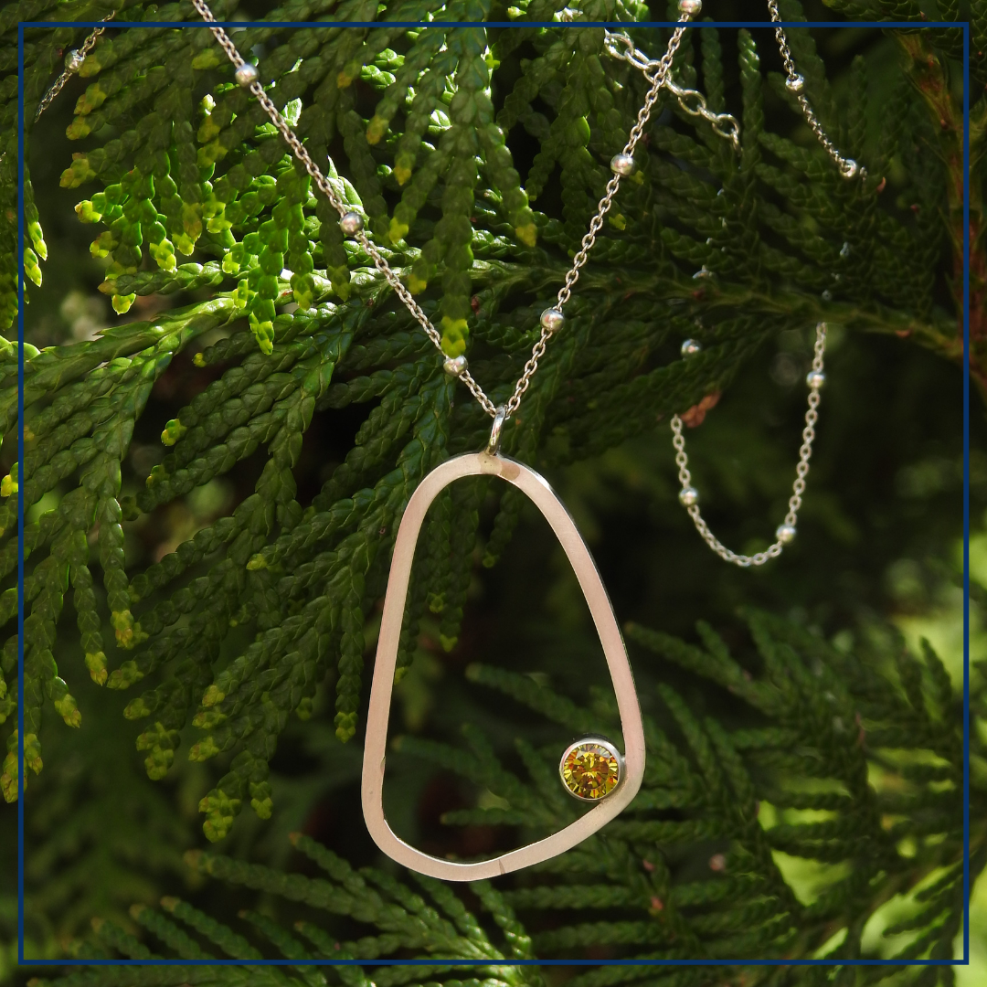 Solena –  Zilveren Hanger met zirconia