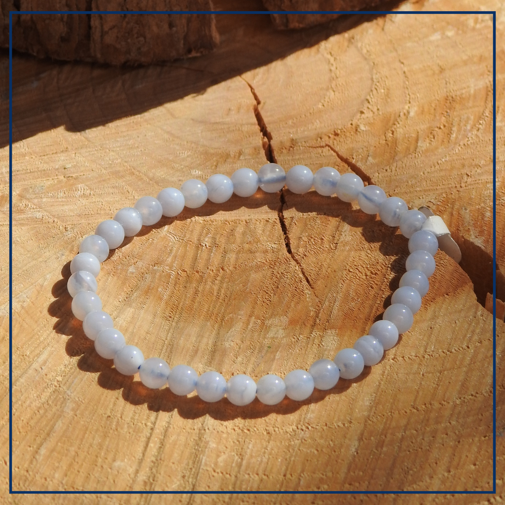 Calm Aura - KIDS Armband Chalcedoon