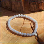 Calm Aura - KIDS Armband Chalcedoon