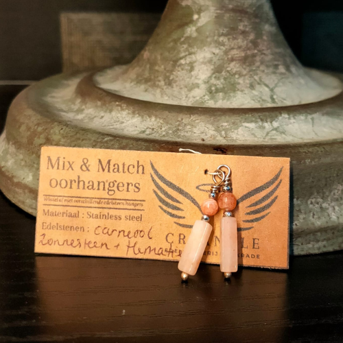 MIX & MATCH - Carneool, Zonnesteen & Hematiet