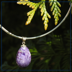 Indis - Losse Hanger Paarse Charoït