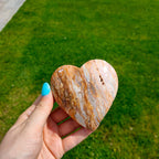 Crazy lace agaat, Hart