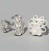 PRE ORDER - Zilveren oorstekers 'Ribbon'