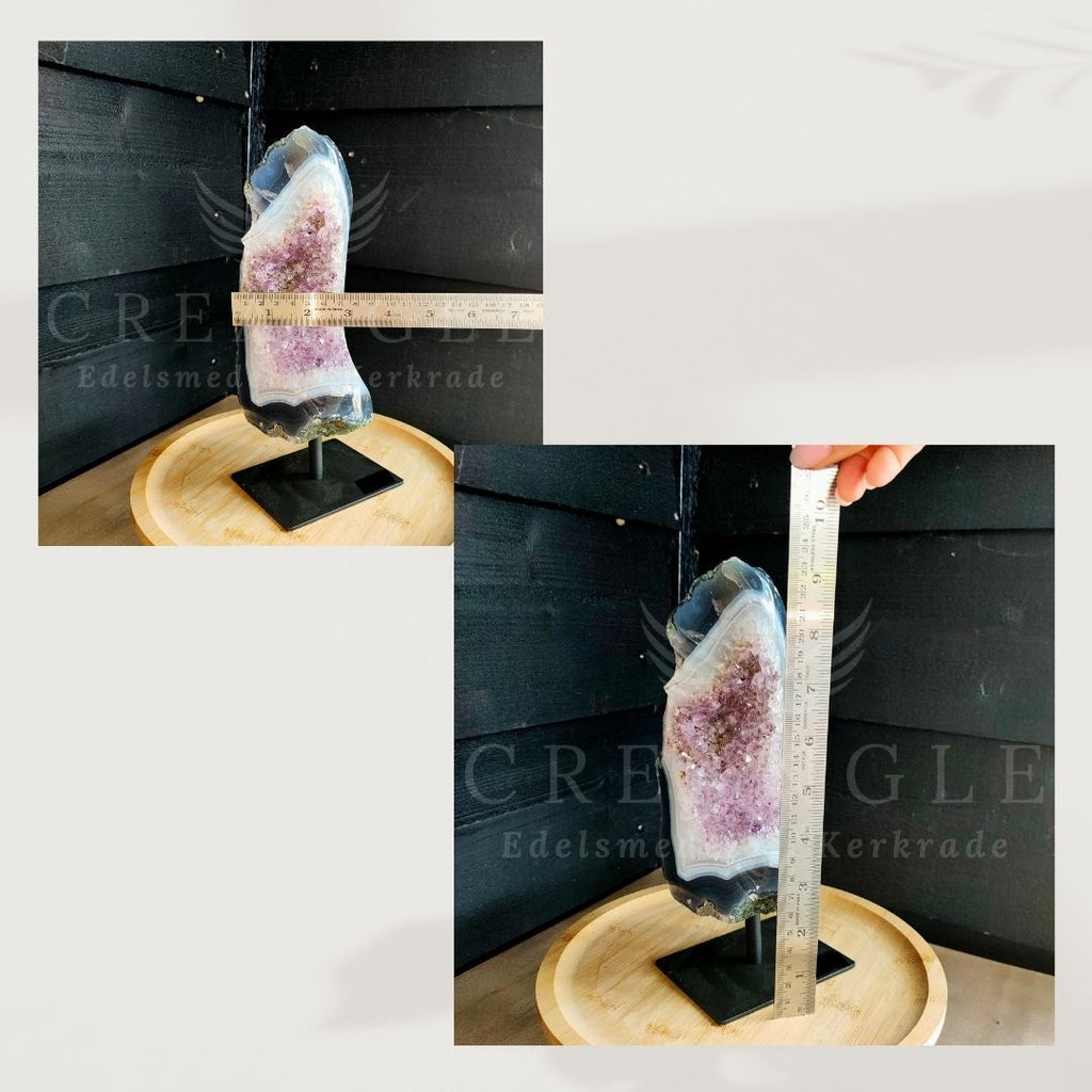 Amethist op standaard (A+ klasse)