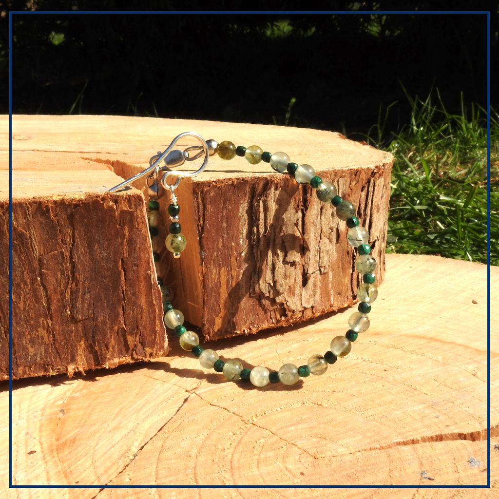 Green Harmony - Sieraden set Prehniet en Malachiet