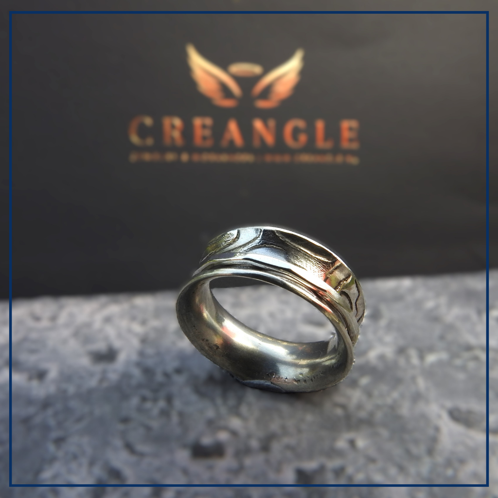 Tetra - Gesmede ring