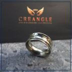 Tetra - Gesmede ring