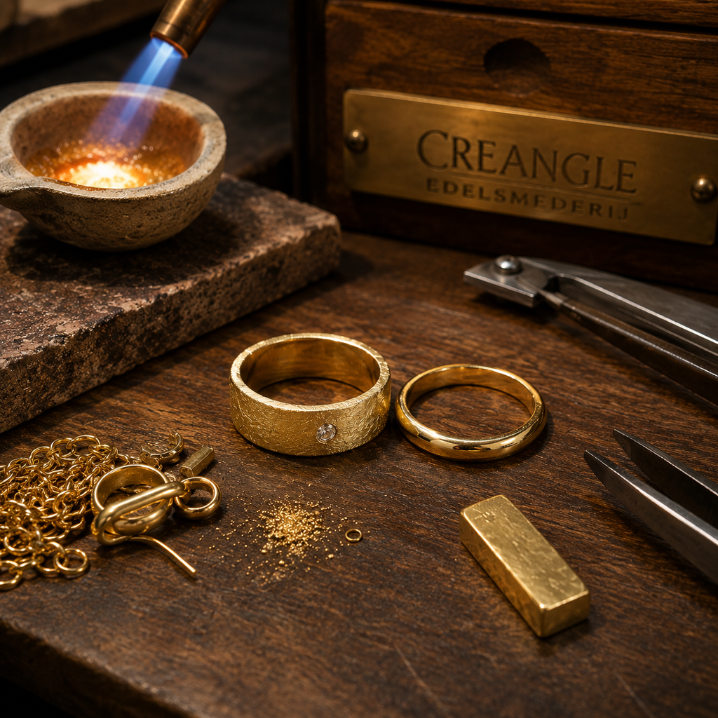 Workshop edelsmeden met eigen goud vanaf