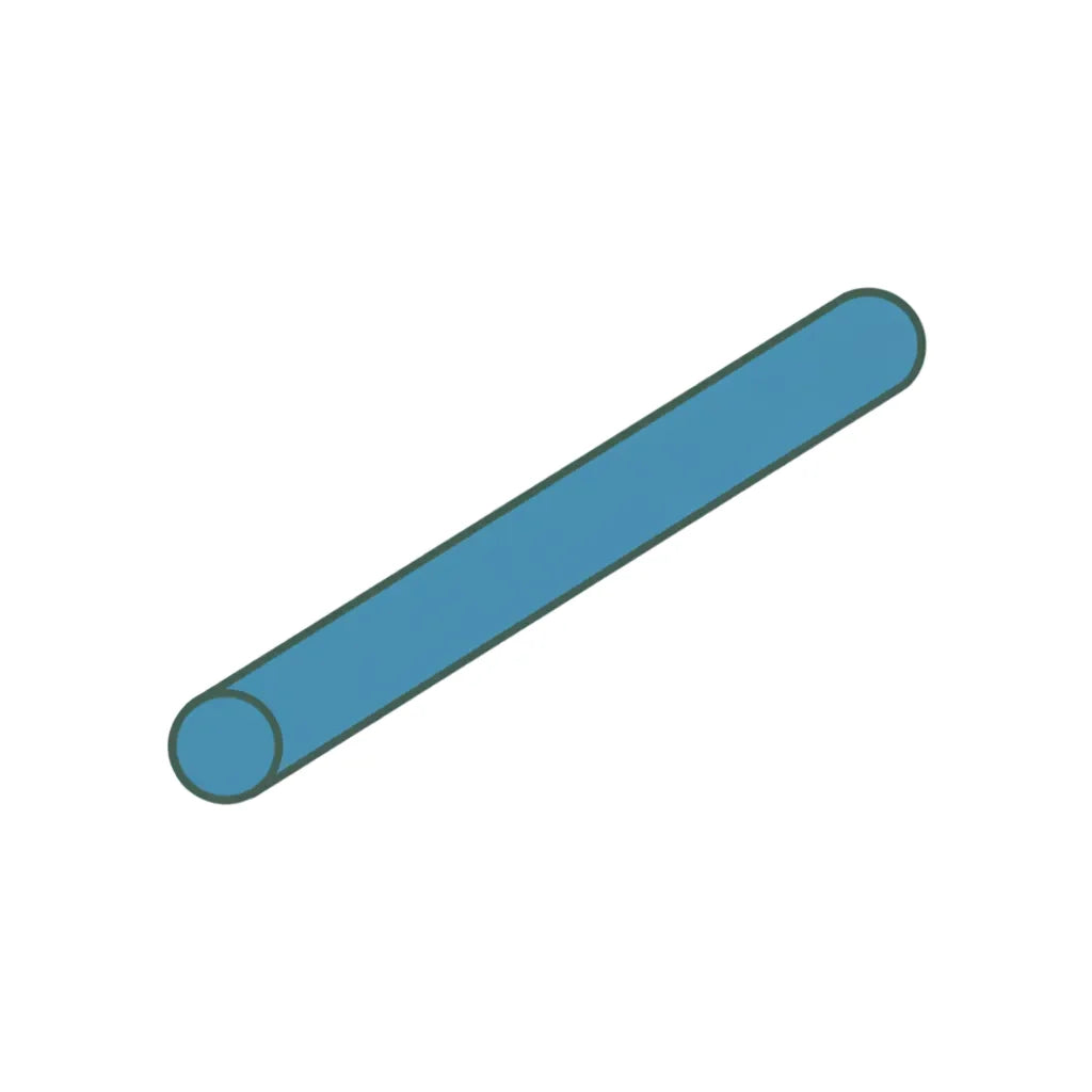 Zilver rond draad, 0.8 mm, per cm