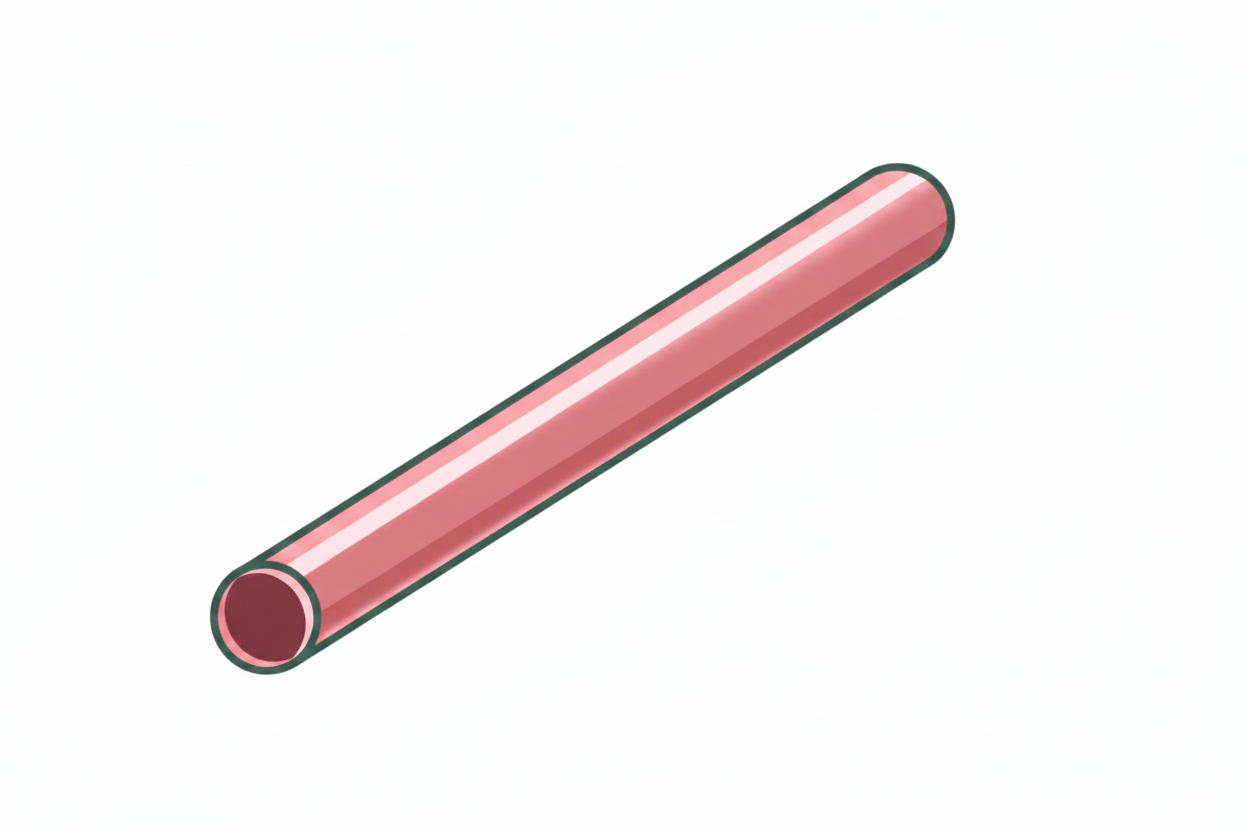Koper ronde draad, 1.0 mm, per cm