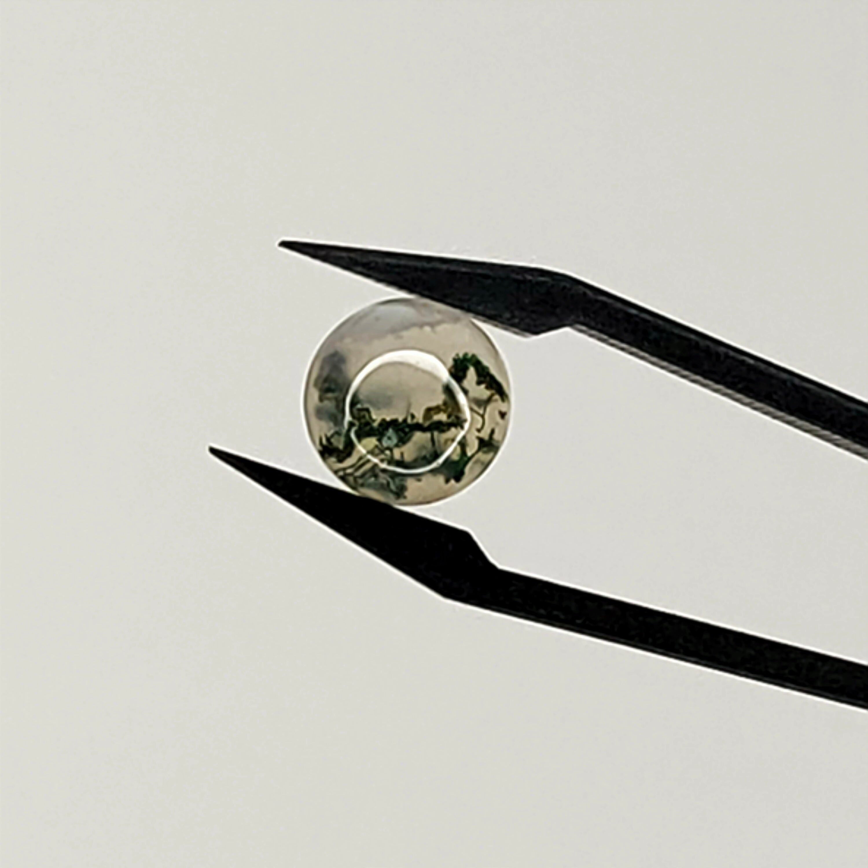 Mosagaat cab. rond 10x4.4 mm