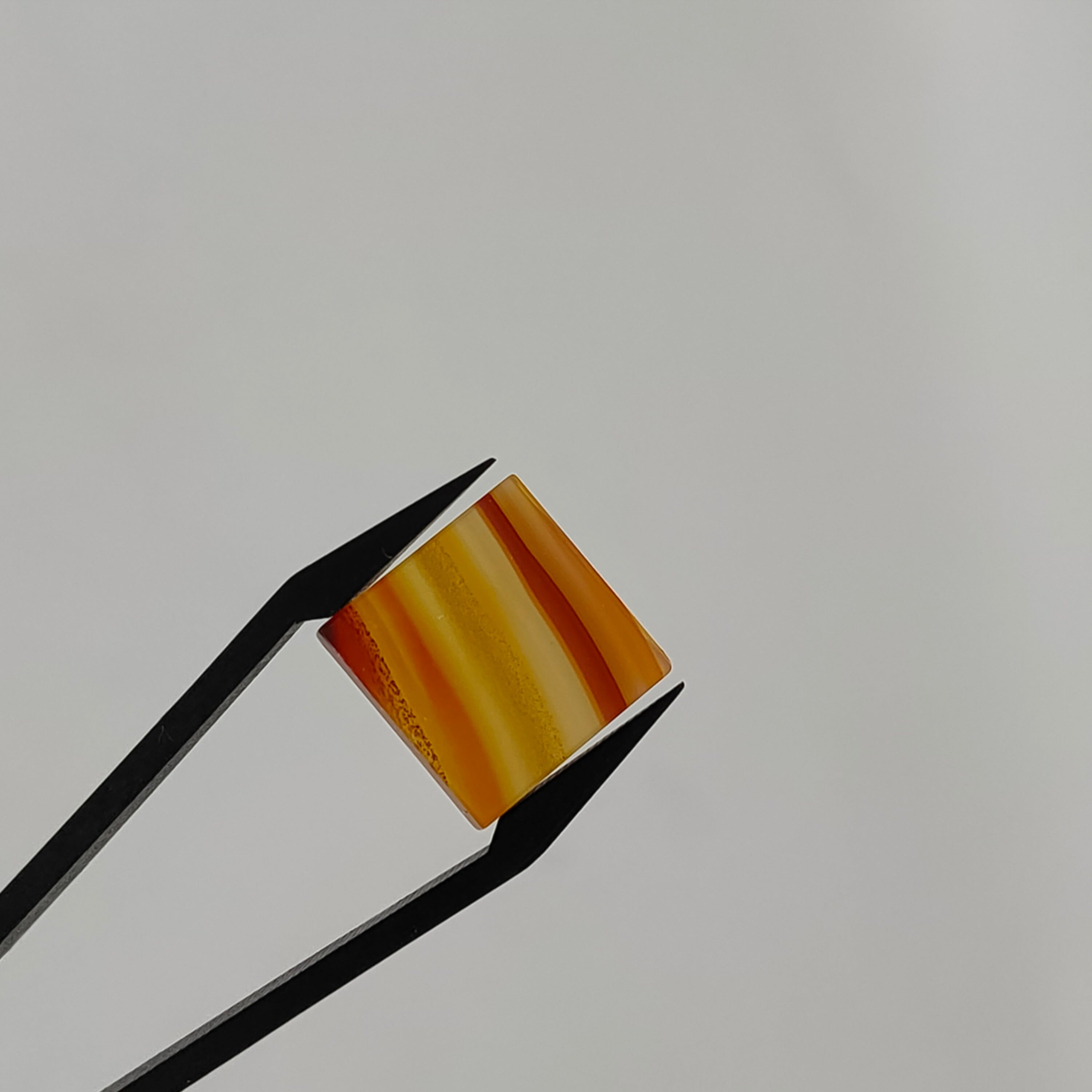 Agaat plaat vierkant 15x15x2.5 mm | LE0028