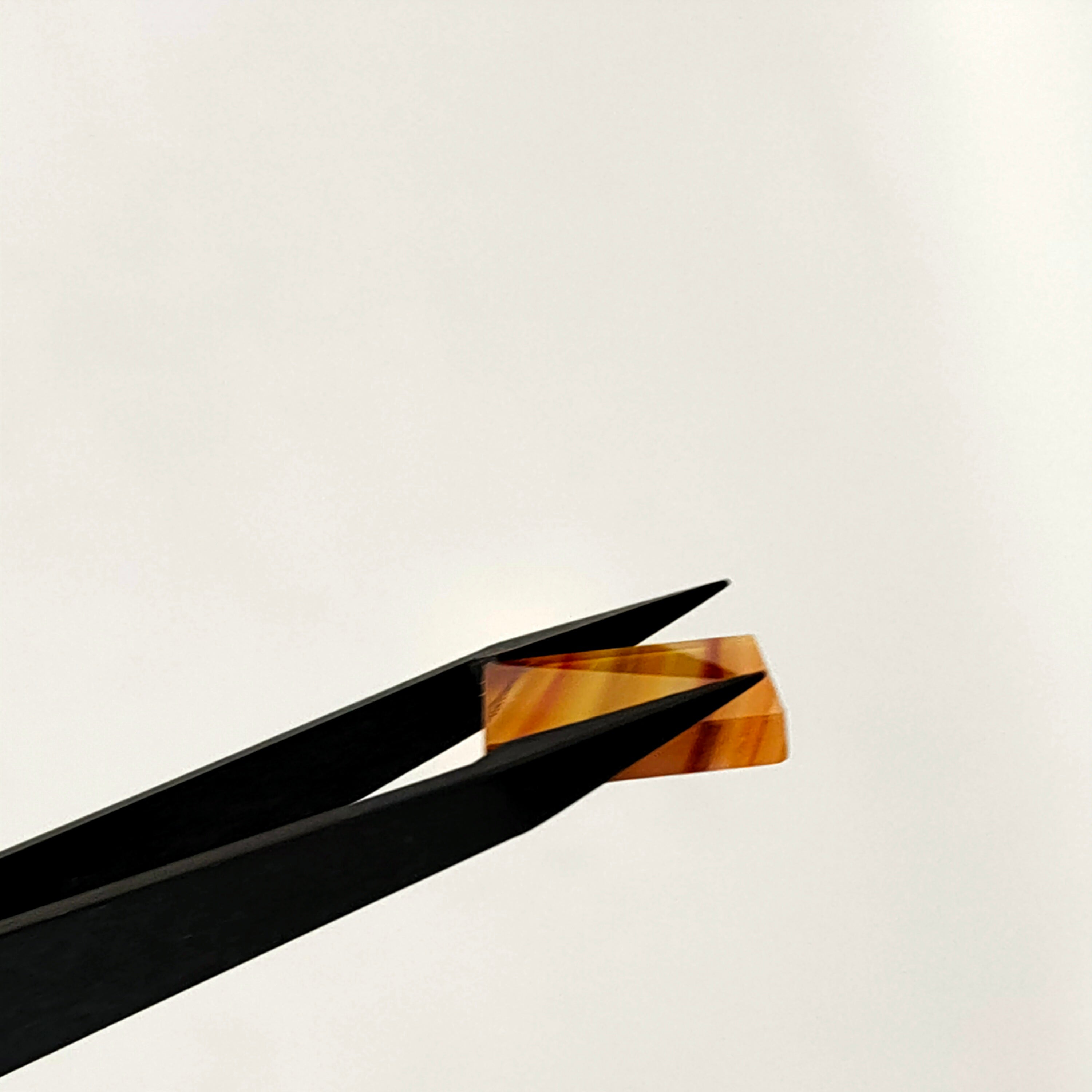 Agaat plaat vierkant 15x15x2.5 mm | LE0028