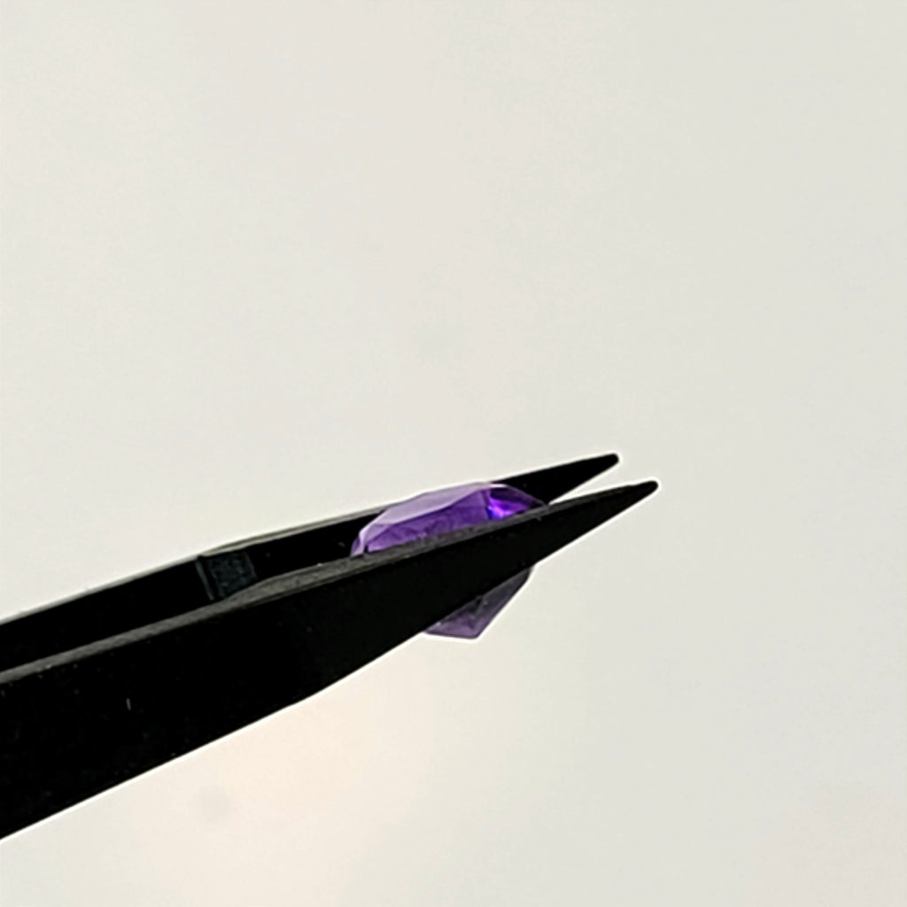 Amehtist gef. rond 8x4.8 mm | LE0030