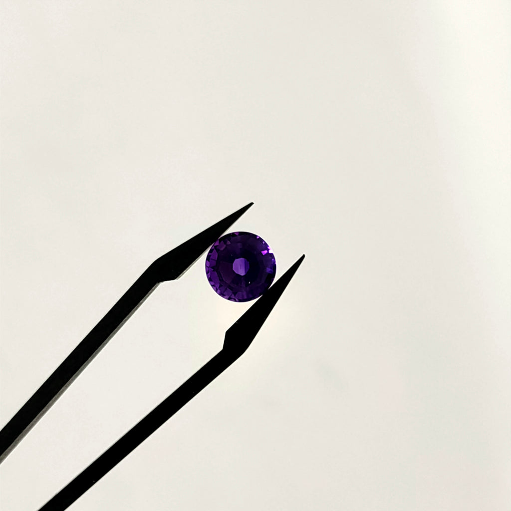 Amehtist SP. gef. rond 8.5x6 mm | LE0031