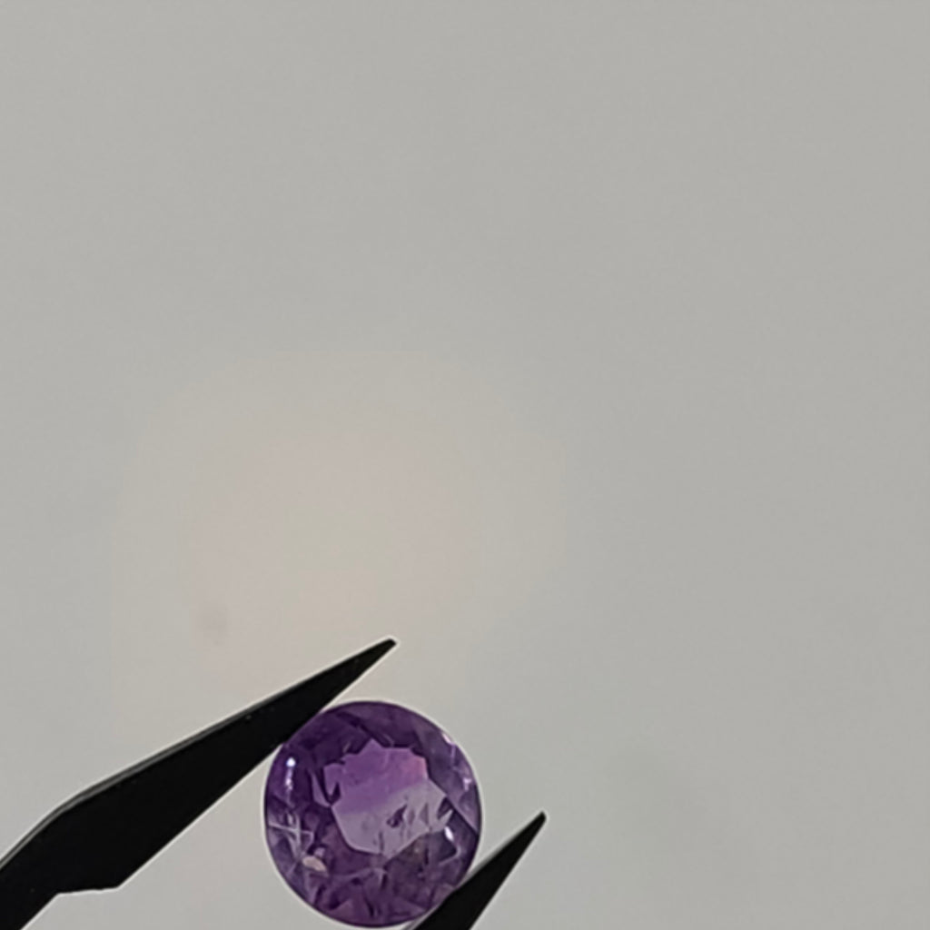 Amehtist gef. rond 8x5.5 mm | LE0035