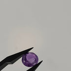 Amehtist gef. rond 8x5.5 mm | LE0035