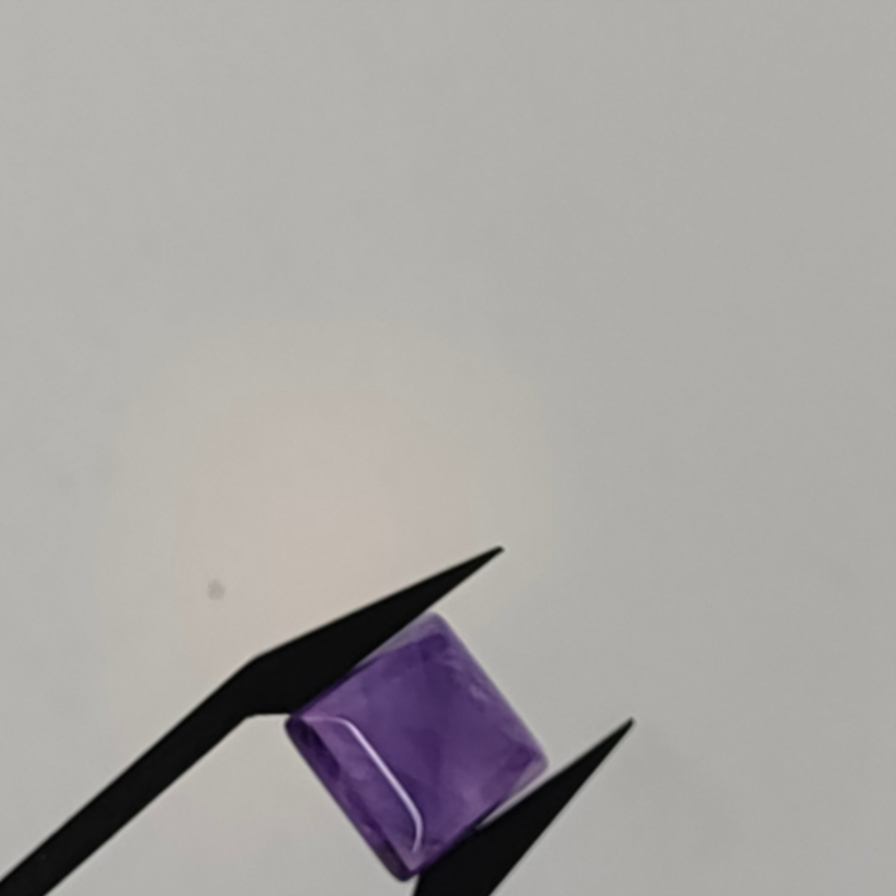 Amehtist 10x6.2 mm | cab. vierkant  | LE0043