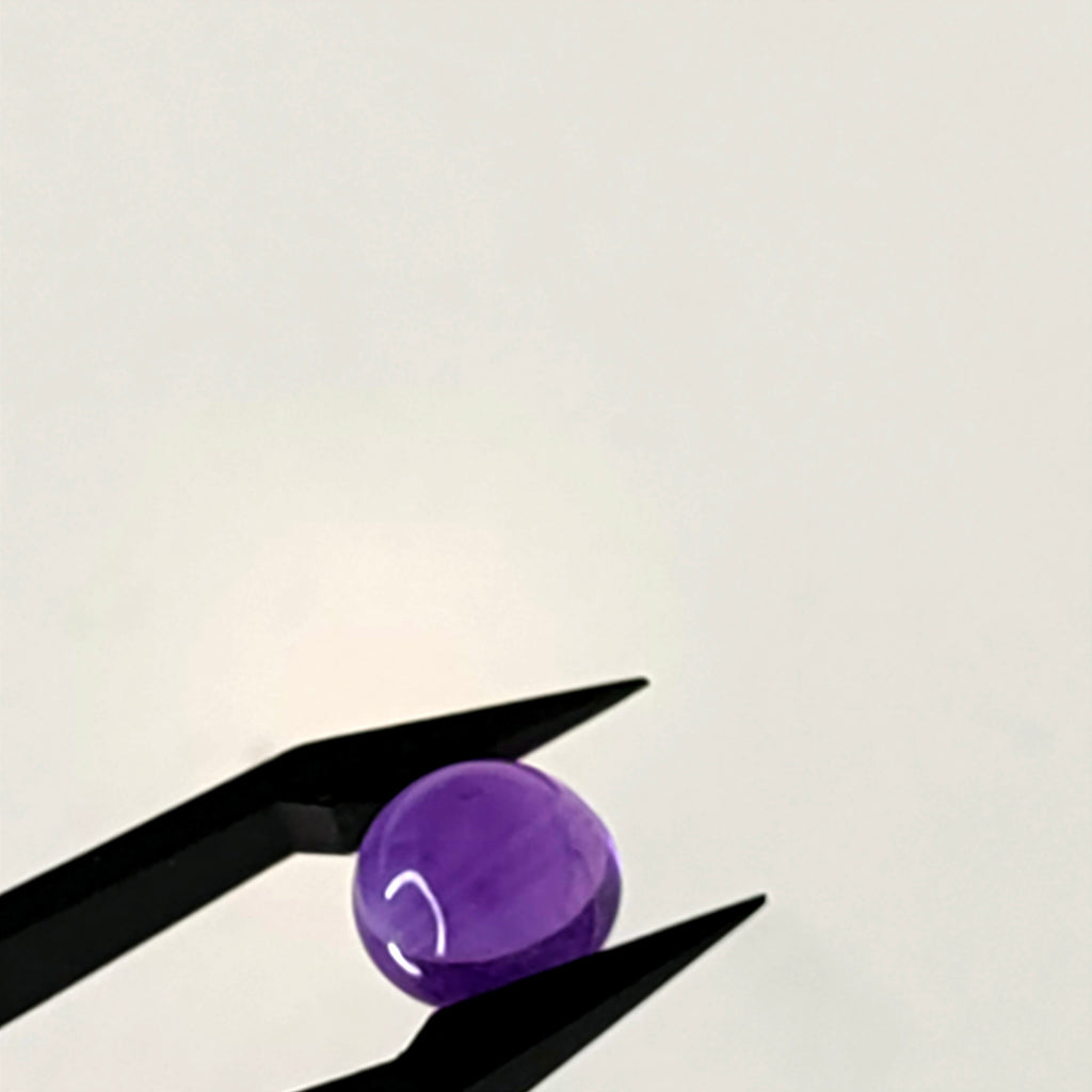 Amehtist cab. rond 10x5.5 mm | LE0042