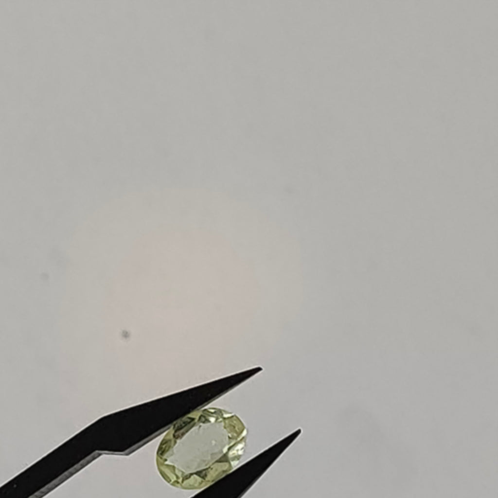 Aquamarijn 7.7x5.7x3 mm | gef. ovaal | LE0052