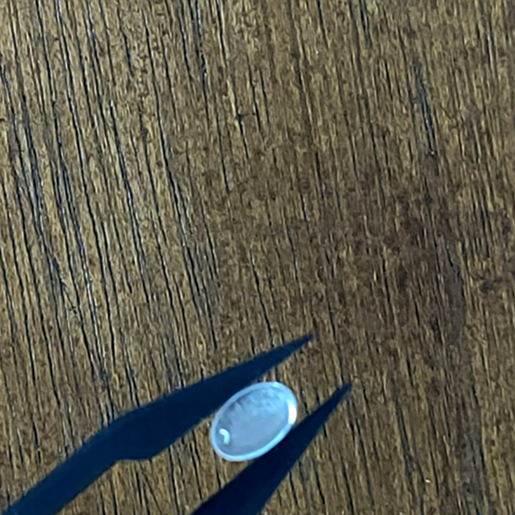 Aquamarijn 5.8x3.8x2.6 mm | cab. ovaal | LE0066 Sample