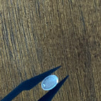 Aquamarijn 5.8x3.8x2.6 mm | cab. ovaal | LE0066 Sample