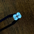 Aquamarijn 8.2x6.3x4.7 mm | gef. achthoek| LE0055