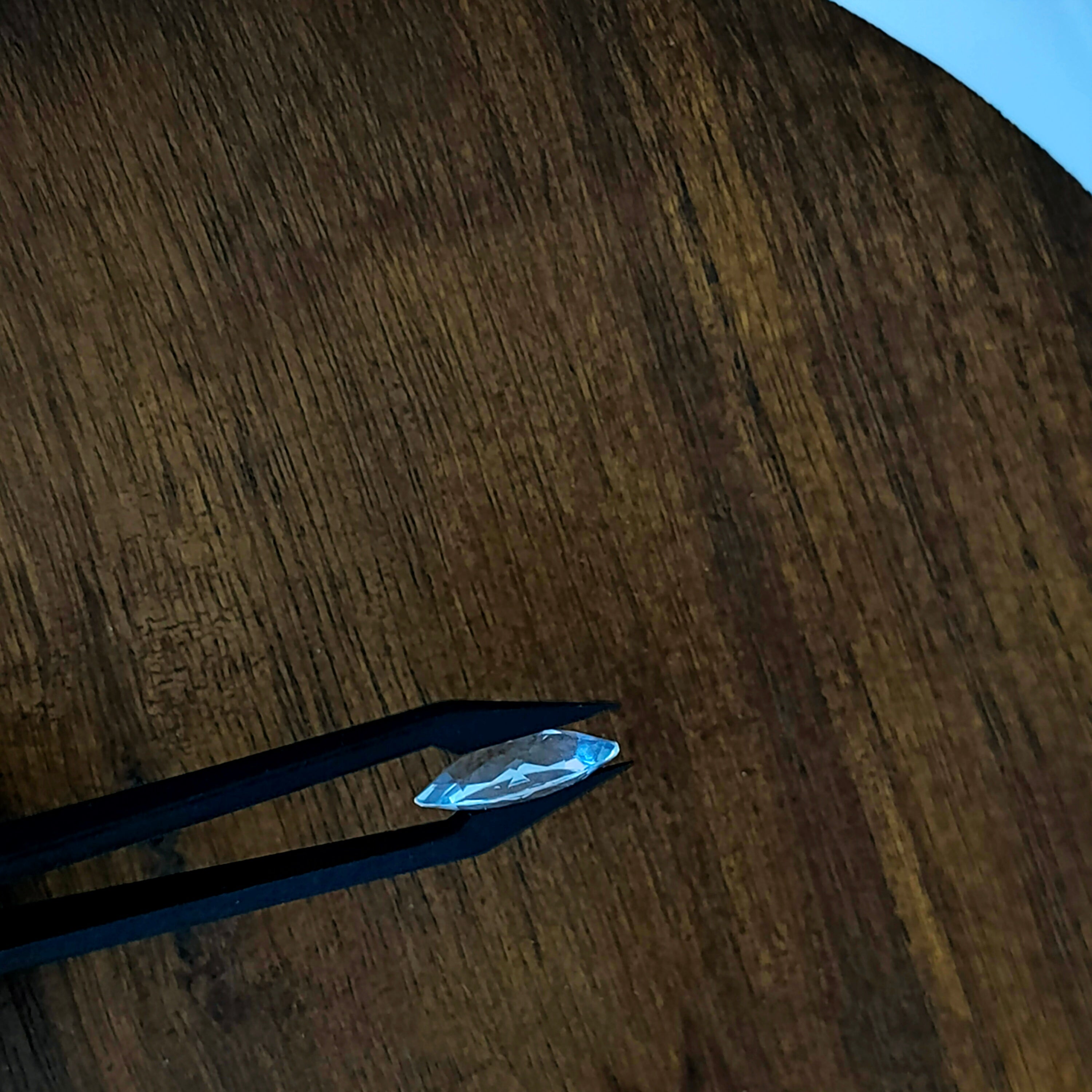 Aquamarijn 16x8x4.8 mm | gef. markies | LE0058