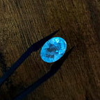 Aquamarijn 12.5x8.7x5 mm | gef. ovaal | LE0054